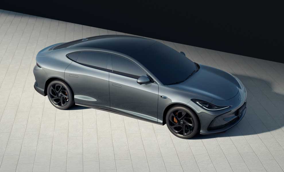 MG IM5 parked on a street