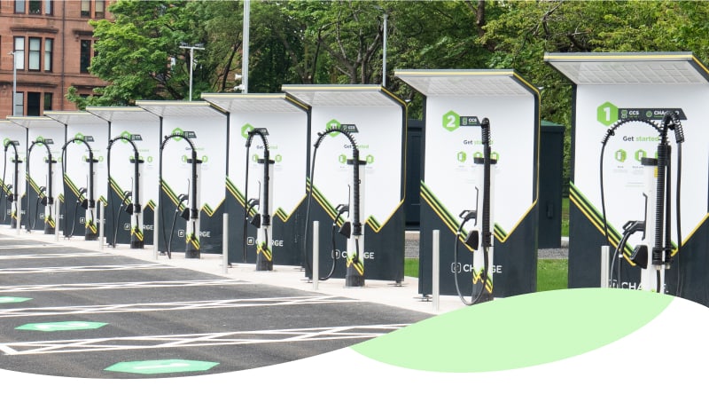 Row of AC Charge networks