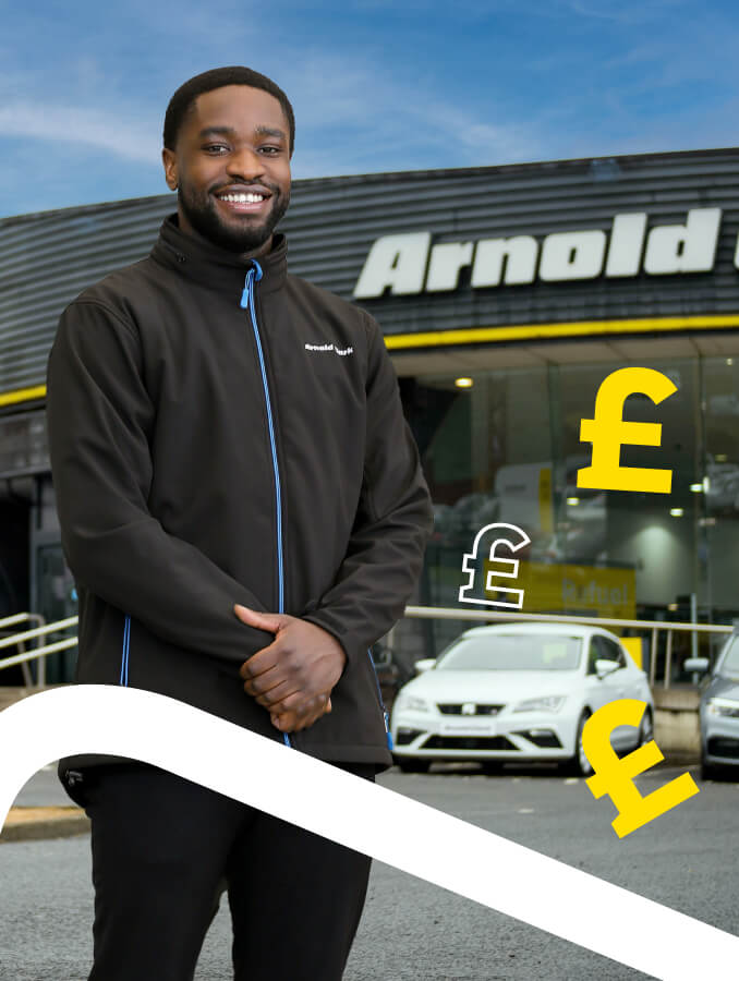 Kia Sportage being valued on Arnold Clark website