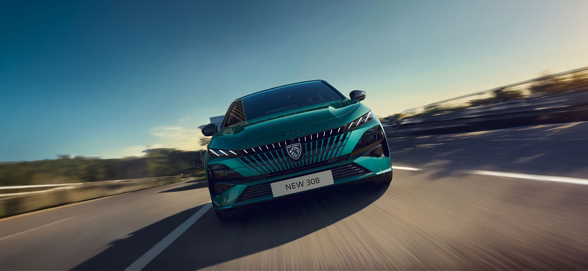 Front view of Peugeot 308