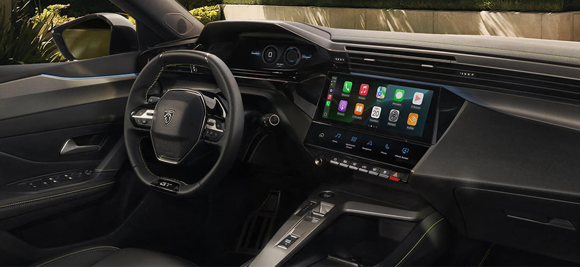 Interior view of Peugeot 308