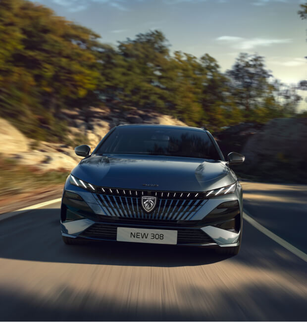 Front view of Peugeot 308