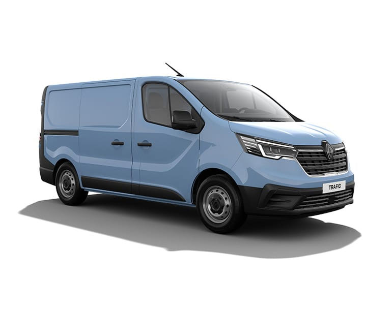 Renault Trafic in light blue