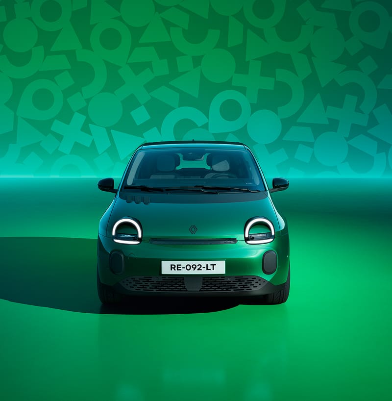 Front view of Renault Twingo