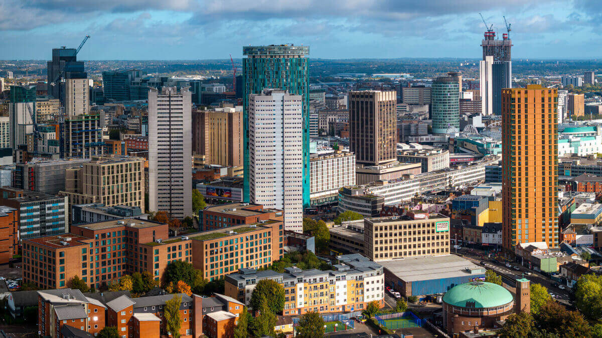 City view of Birmingham