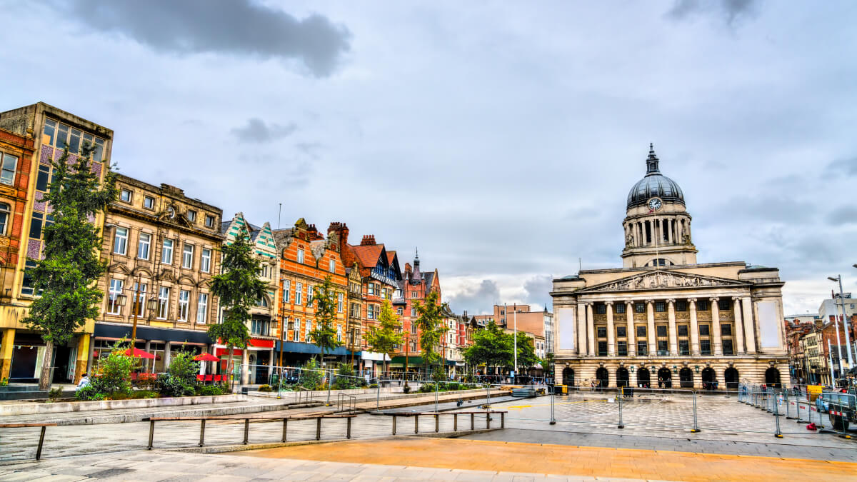 Old Market Square in Nottingham