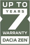 Dacia Zen - Up to 7 years warranty