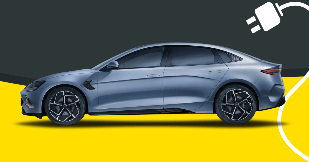 BYD SEAL with charger illustration