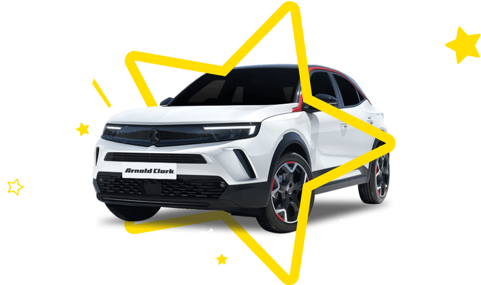 Vauxhall Mokka in star illustration
