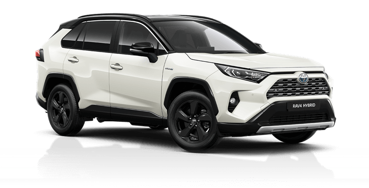 White Toyota RAV4.