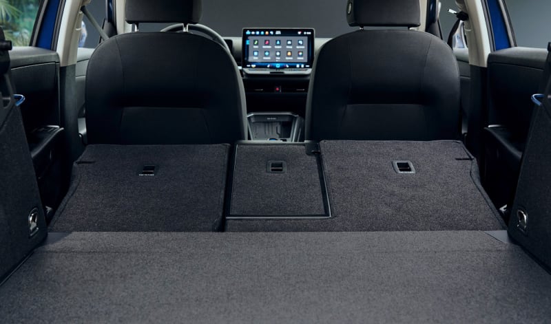 Bootspace with seat down