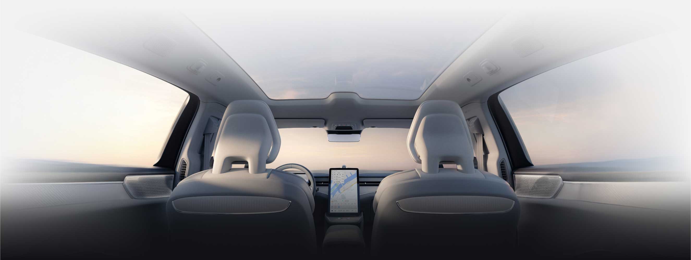 View of the Volvo ES90 interior